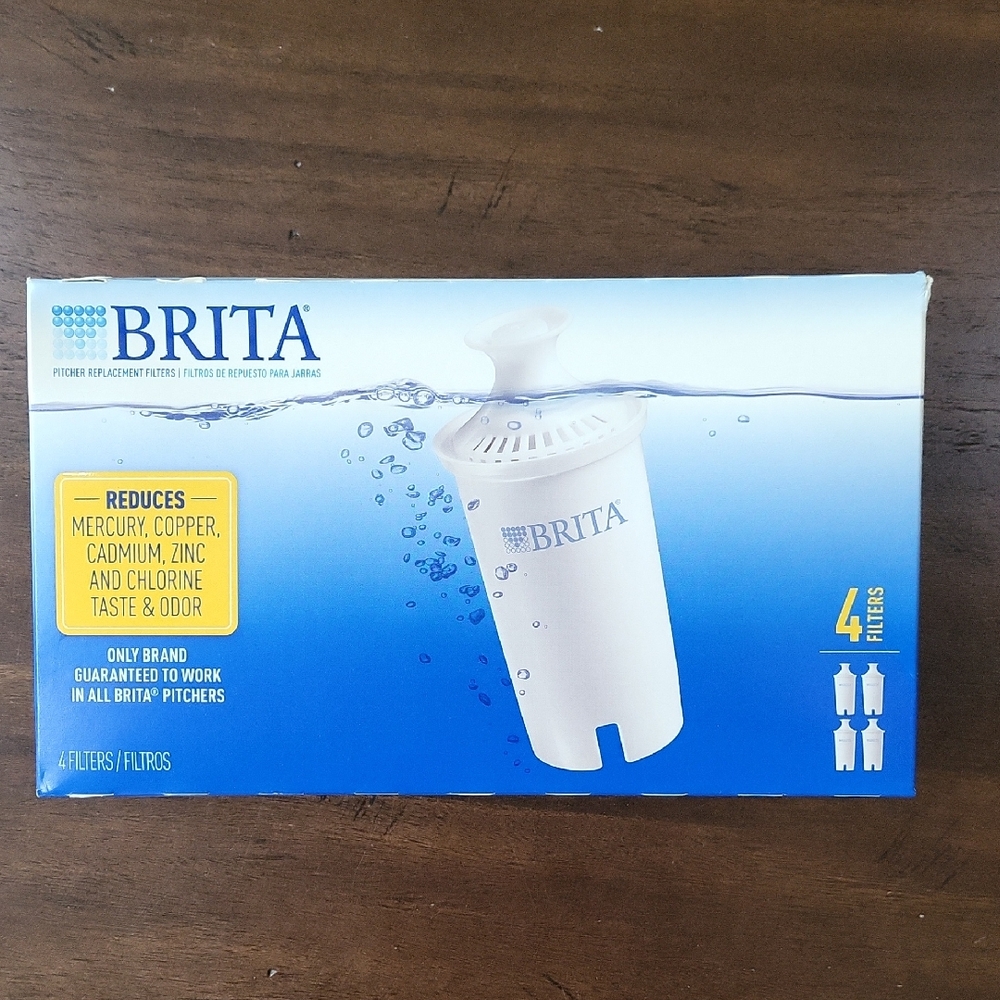 Brita Pitcher Replacement Water Filters 4 Pack NEW